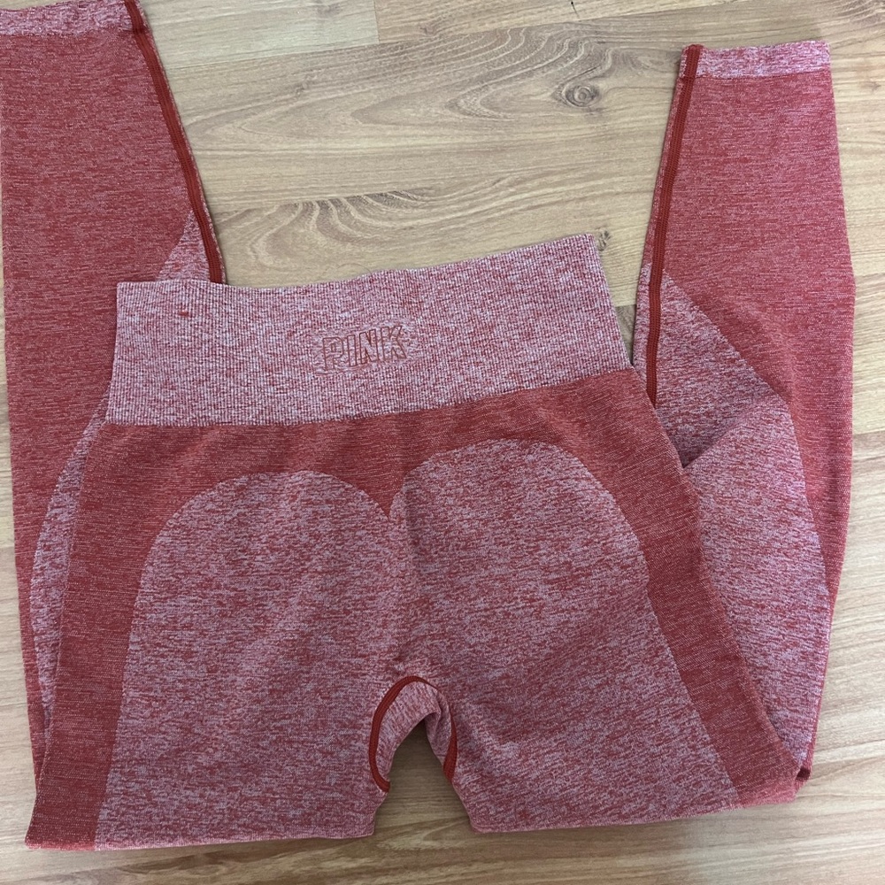 pink seamless leggings